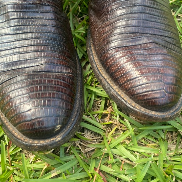 Justin Lizard Leather Boots - Picture 6 of 11